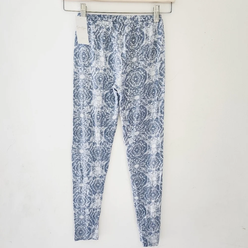 NWT JESSICA SIMPSON girls china blue tile pants